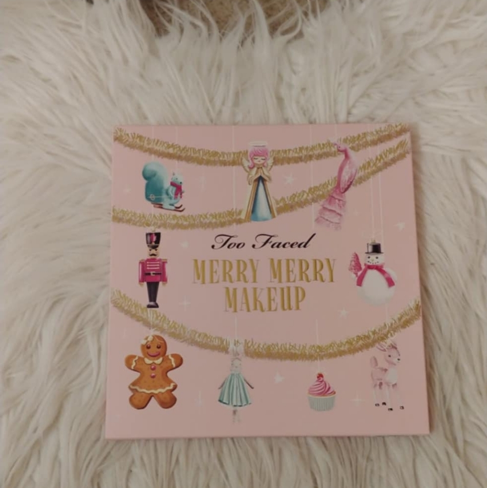 🎄FIRM! NWT TOO FACED MERRY MERRY MAKEUP FACE AND EYE PALETTE (LIMITED EDITION) - Picture 2 of 14
